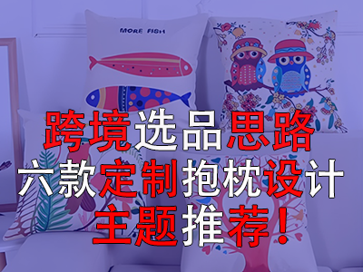 跨境選品思路，六款定制抱枕設(shè)計(jì)主題推薦！