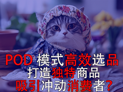 如何利用POD模式高效選品，打造獨特商品吸引沖動消費者？