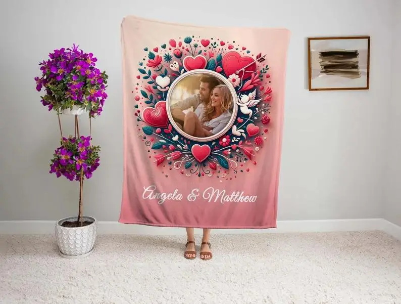 溫暖的個(gè)性定制毛毯創(chuàng)意之愛(ài)情