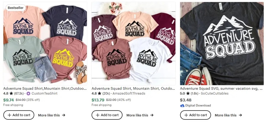 家庭旅行定制T恤創(chuàng)意之探險小隊