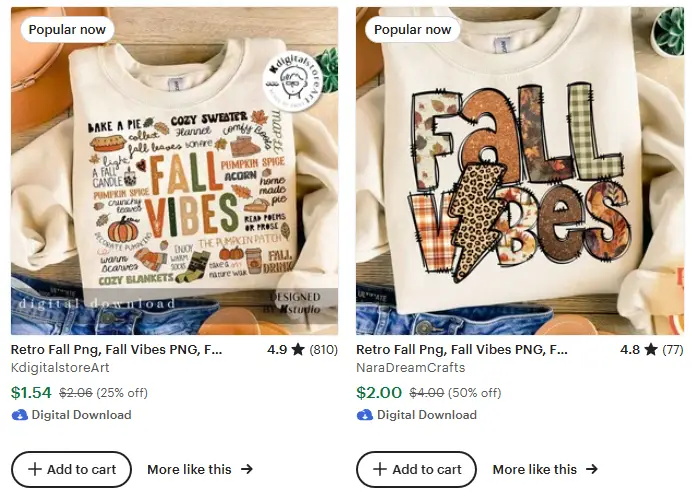 跨境選品思路，秋冬T恤設計元素推薦之純粹的秋意