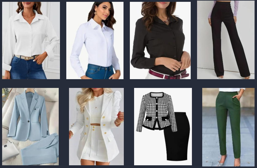 Temu2025女裝上新重點歐美市場-通勤場景需求