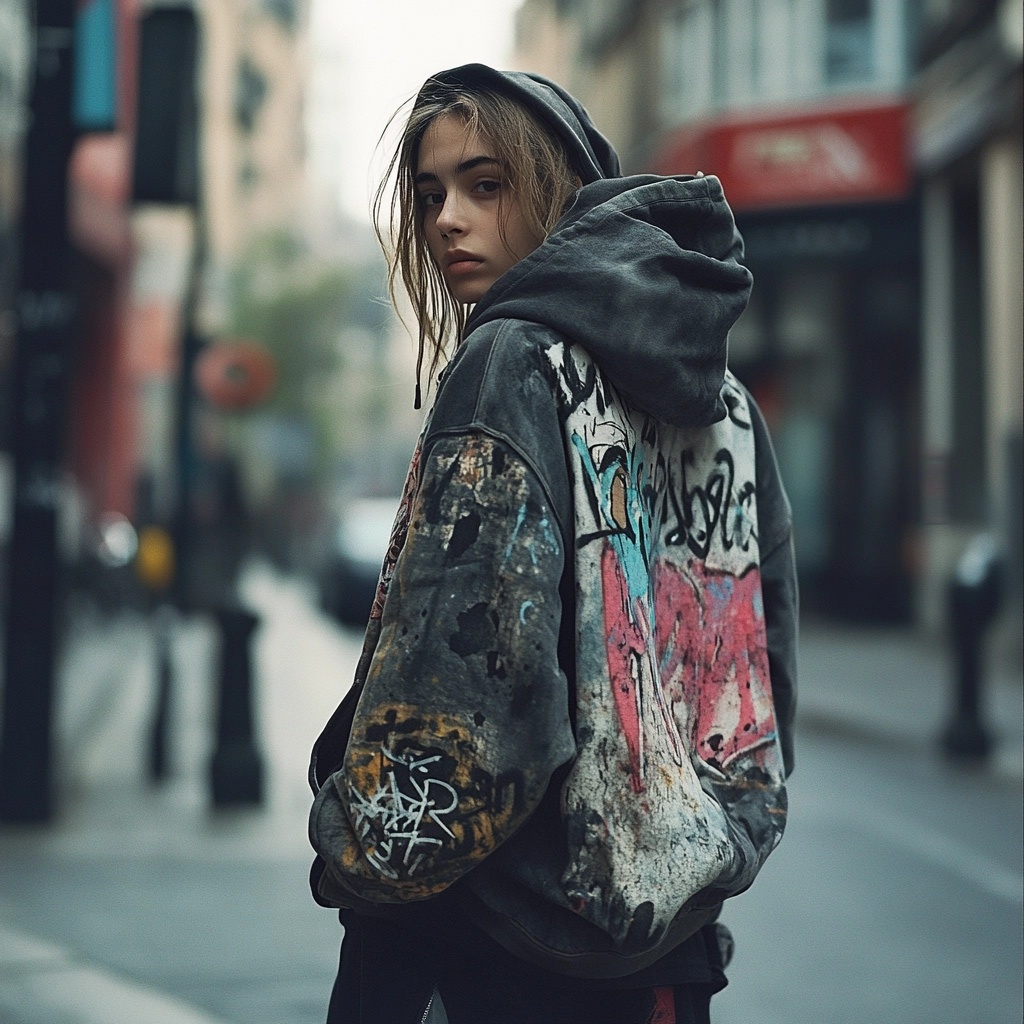 POD服裝差異化設(shè)計之個性涂鴉衛(wèi)衣