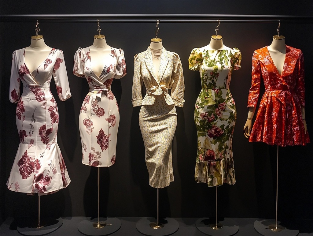 2024年女裝連衣裙印花趨勢：波希米亞風、花卉圖案與全幅設(shè)計引領(lǐng)潮流